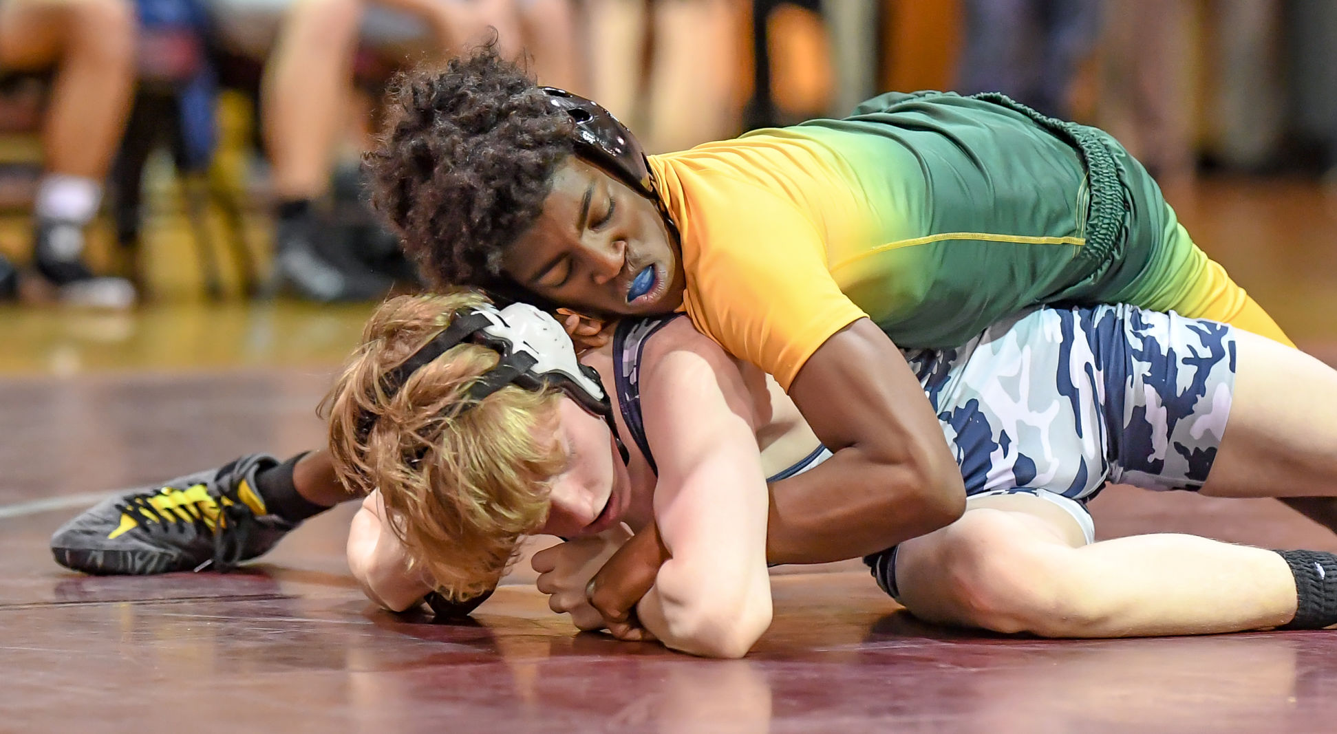 Wednesday night high school wrestling action